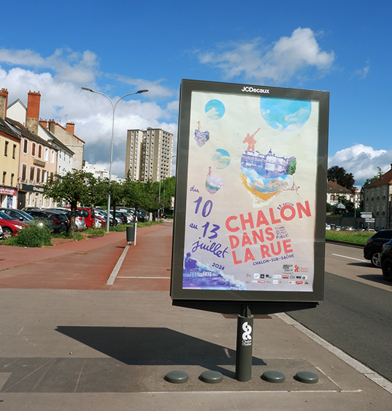 Poster - 120x176-chalon dans la rue 2024